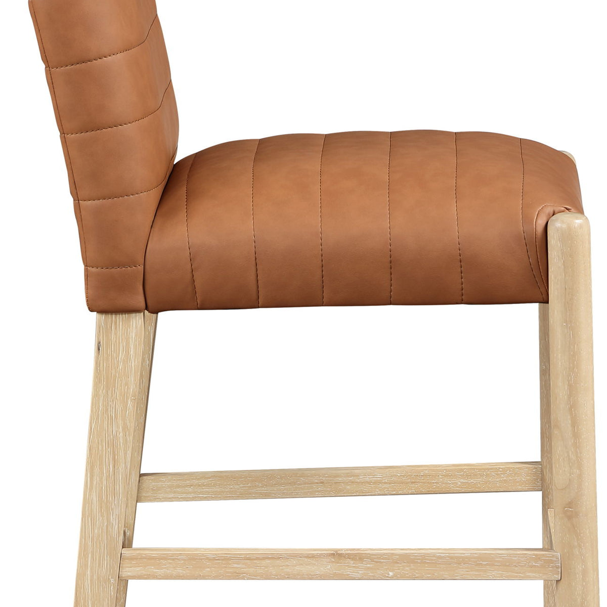 Aimee - Counter Stool - Light Brown Legs