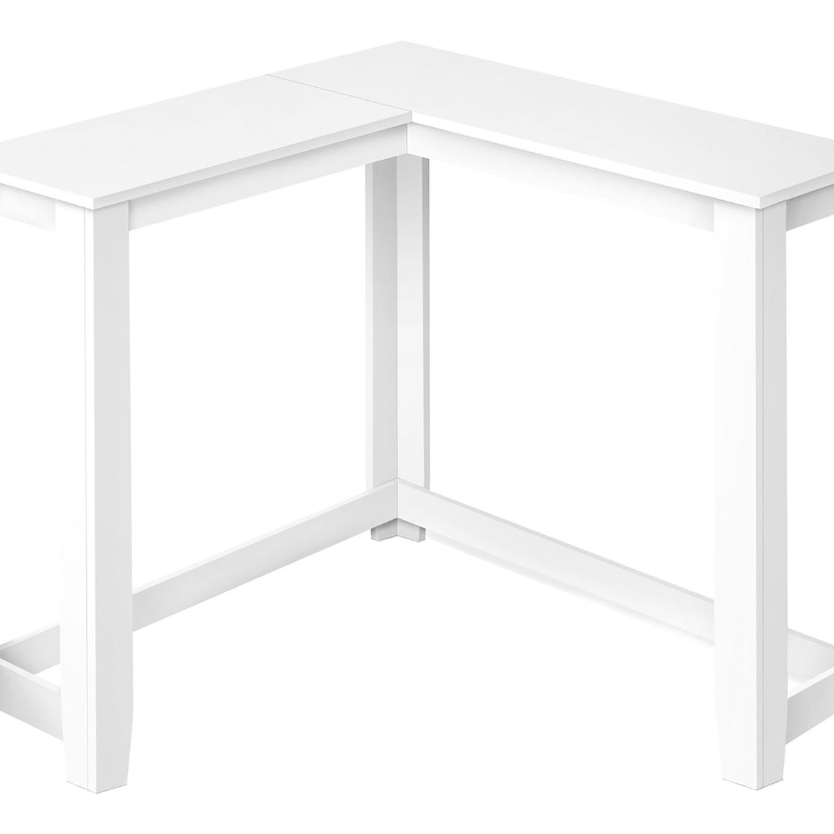 Corner Accent Console Table For Entryway, Unique Design Contemporary & Modern