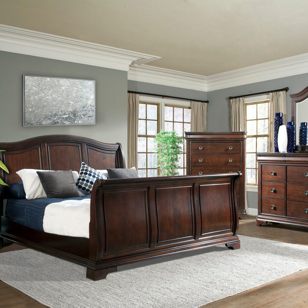 Cameron - Sleigh Bed