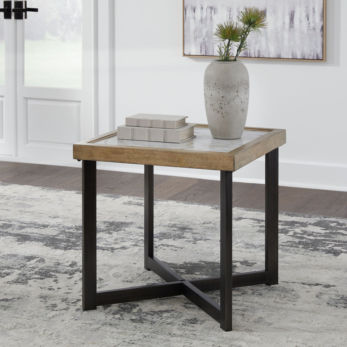 Montia - Square End Table - Multi