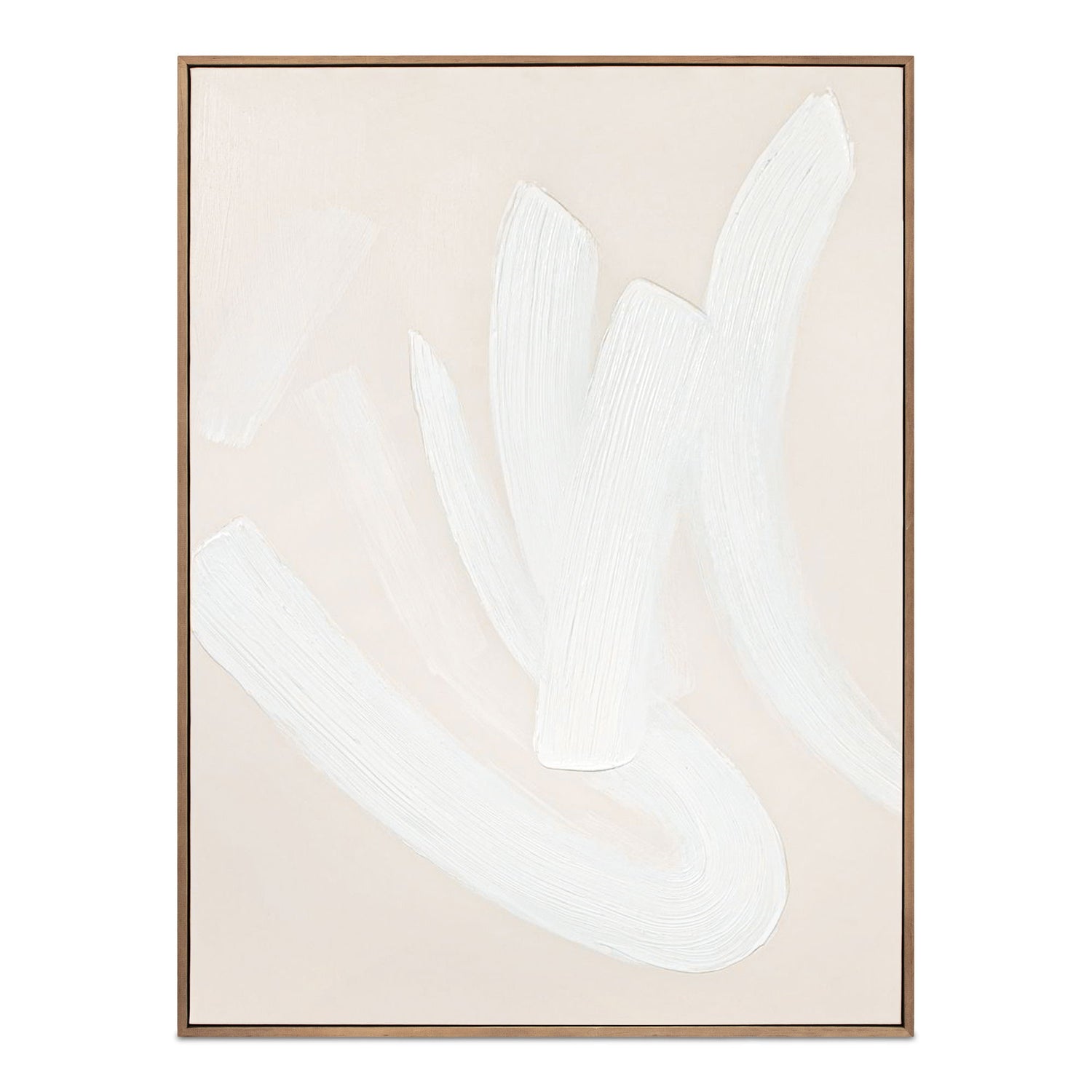 Chorus - Framed Painting - Beige