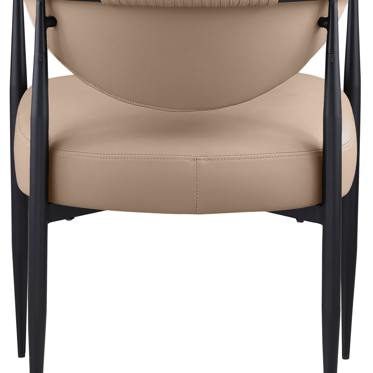 Virella - faux Leather Upholstered Dining Chair (Set of 2) - Black Base