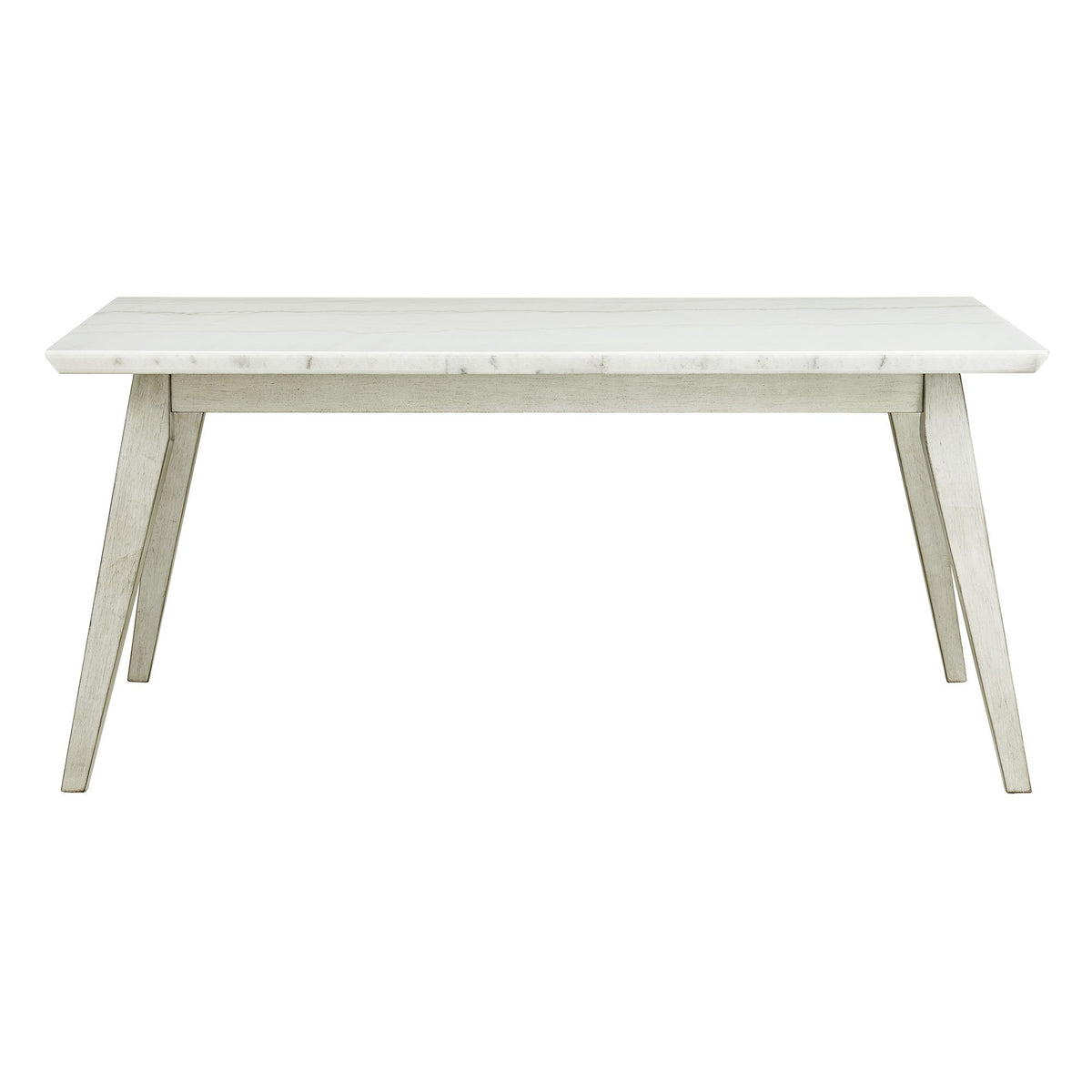 Bette - Dining Table With Marble Top - White