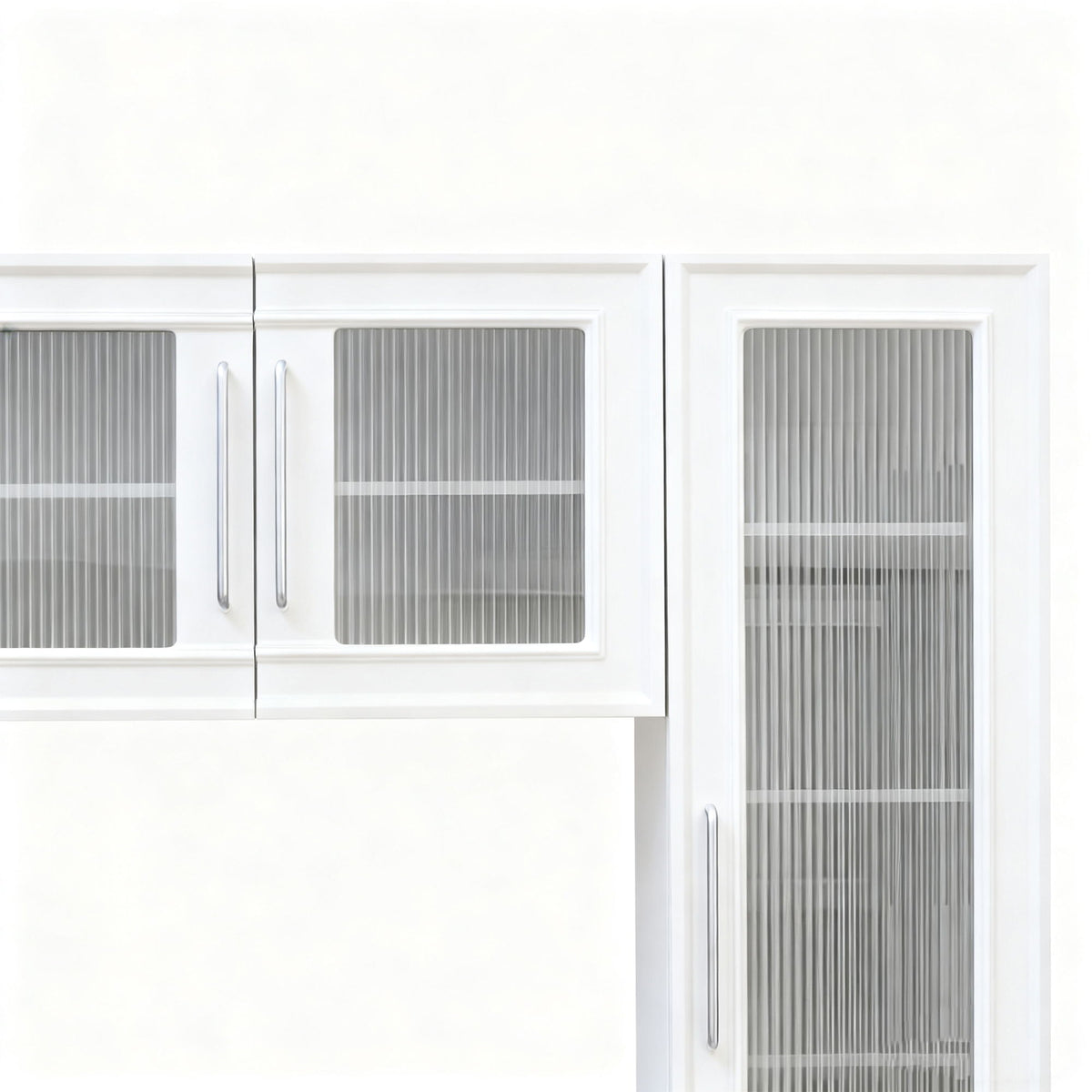 Wall Unit Modern Entertainment Center With Glass Doors