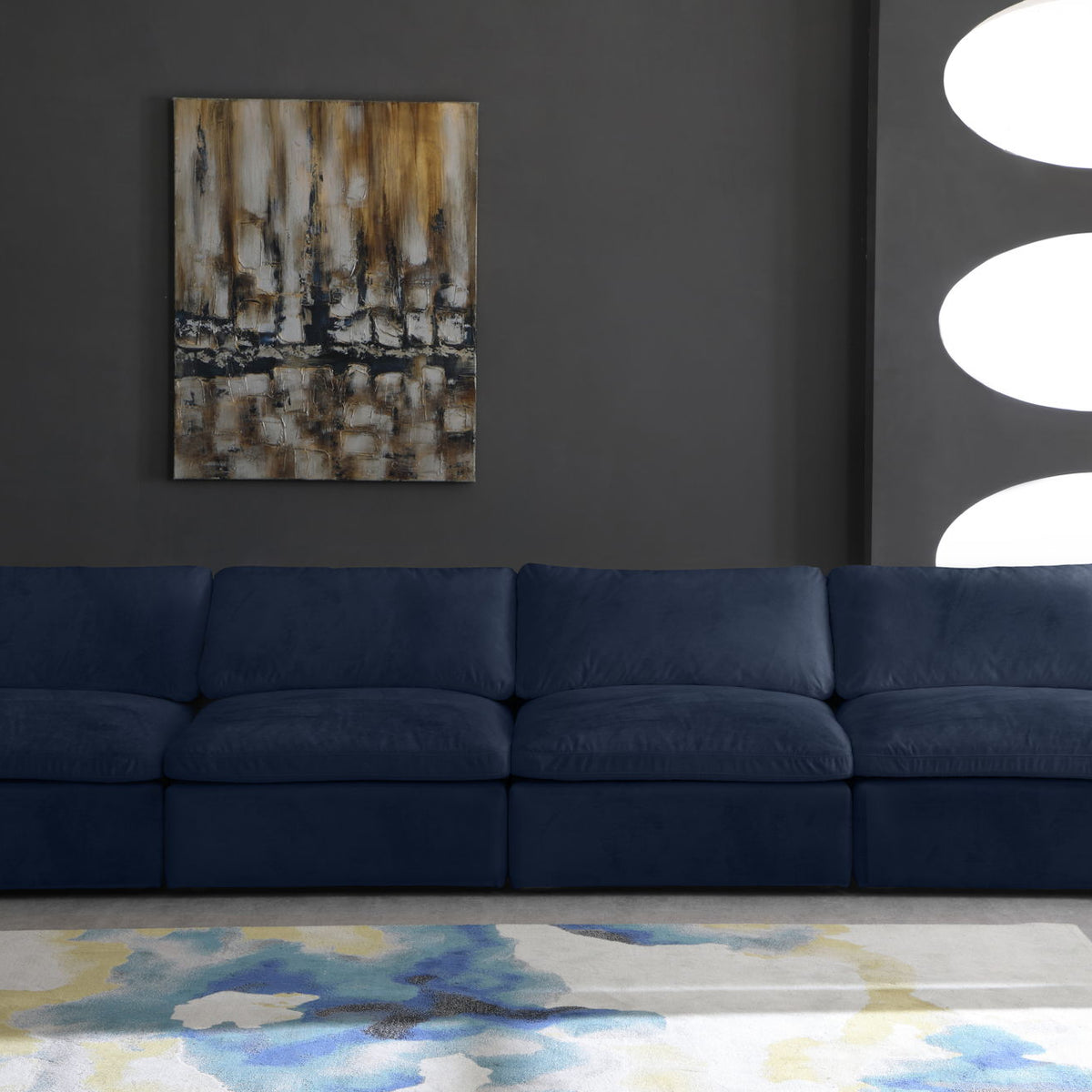 Cozy - Modular Armless 4 Seat Sofa
