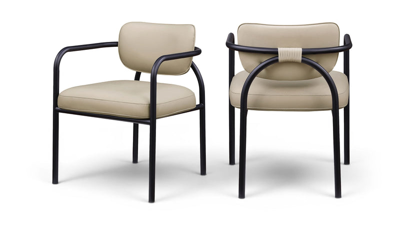 Serava - Vegan Leather Upholstered Dining Chair (Set of 2)