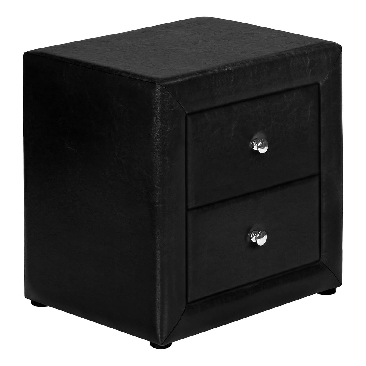 Nightstand, Storage Drawer Versatile Use, Upholstered, Transitional