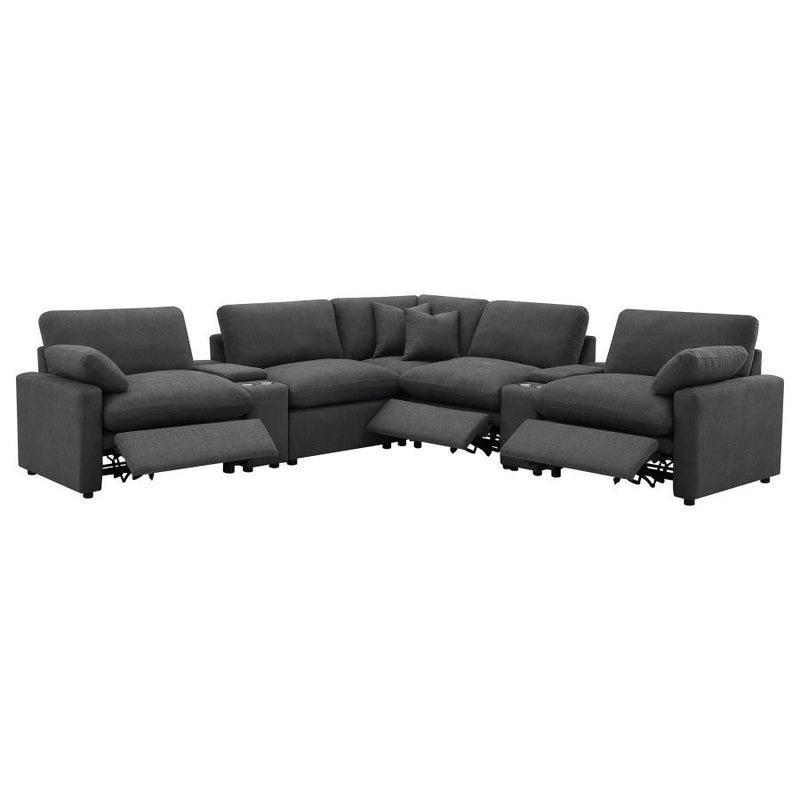 Collins - 7-Piece Modular Power Reclining Sectional
