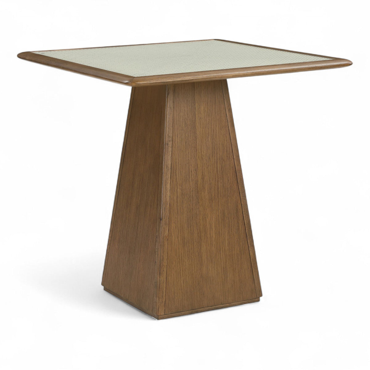 Atrium - Glass Top And Wood Base Dining Table