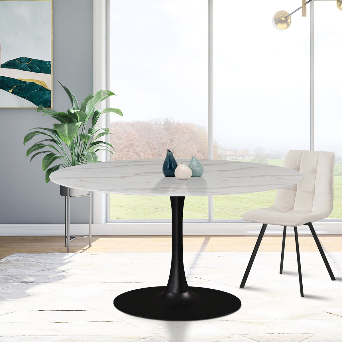 Tulip - Two Tone Dining Table