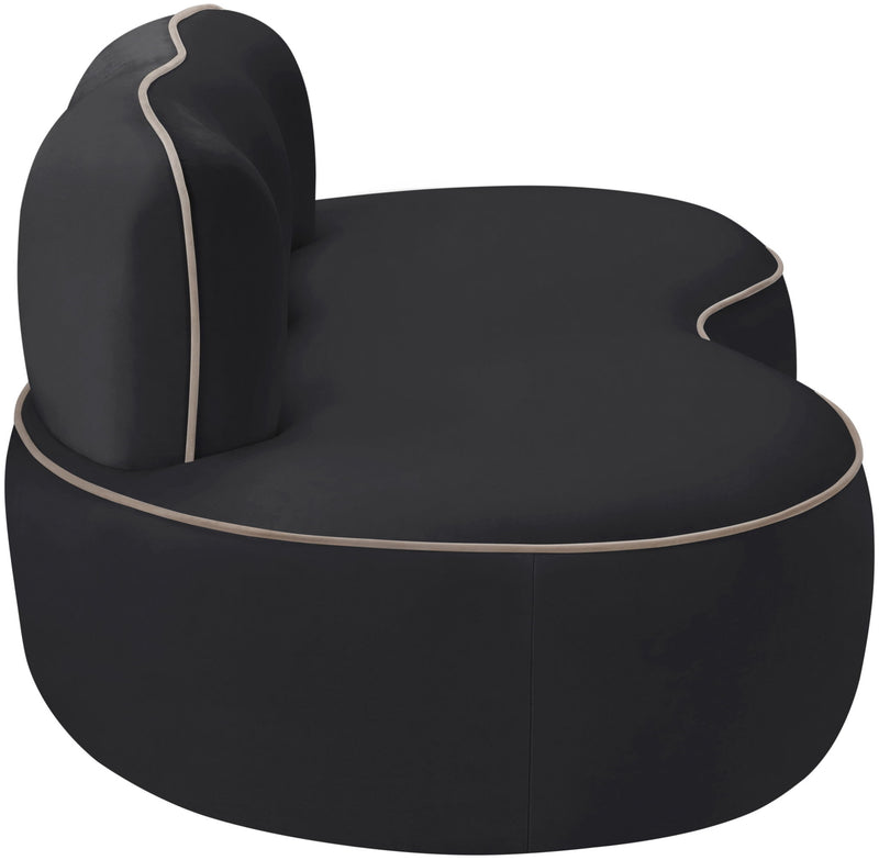 Swerve - Velvet 77" Upholstered Loveseat