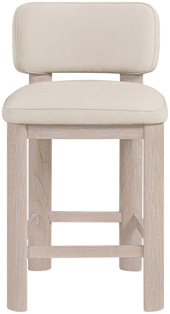 Paloma - Faux Leather Upholstered Counter Stool (Set of 2)