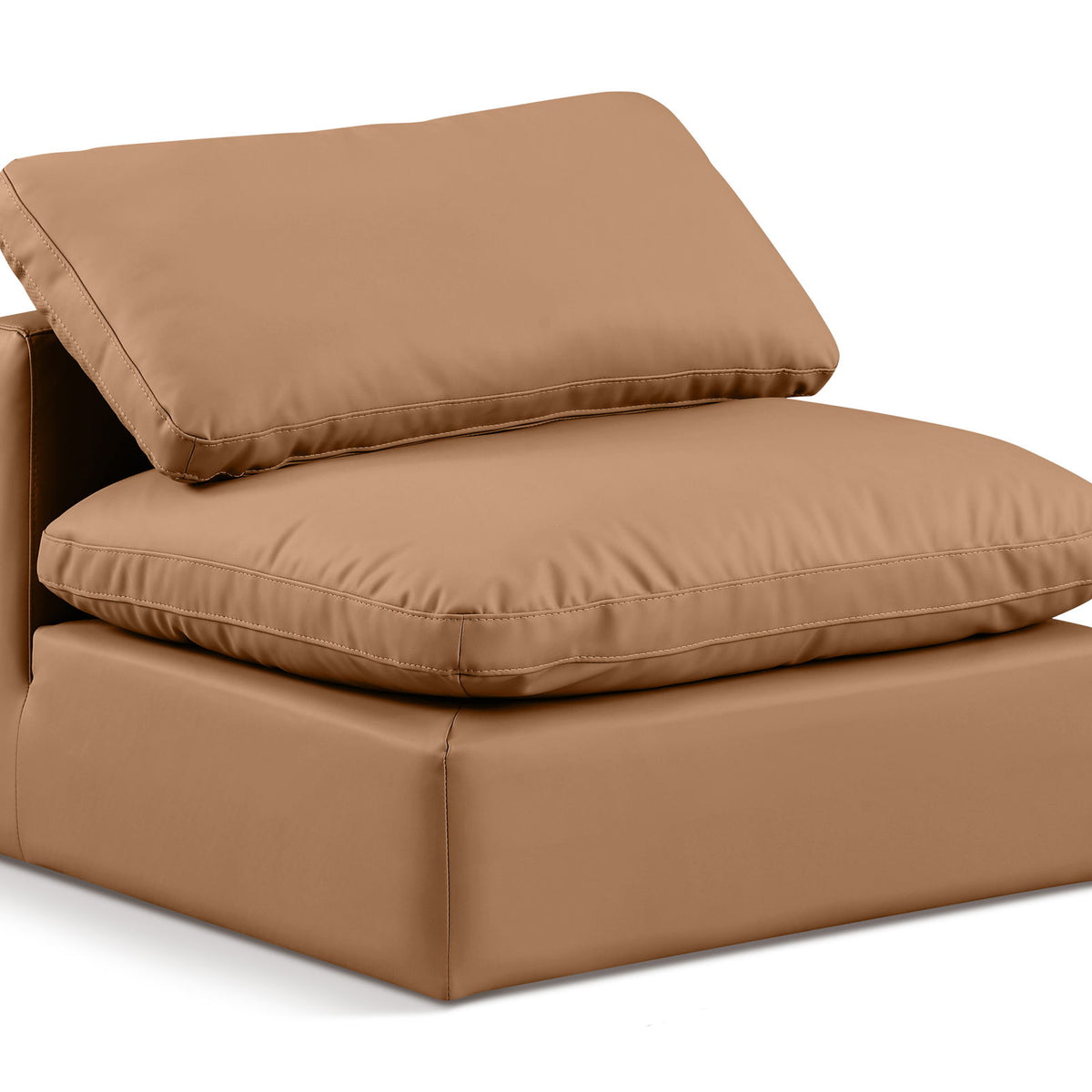 Indulge - Faux Leather Armless Chair