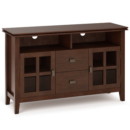 Artisan - TV Media Stand, Handcrafted - Russet Brown