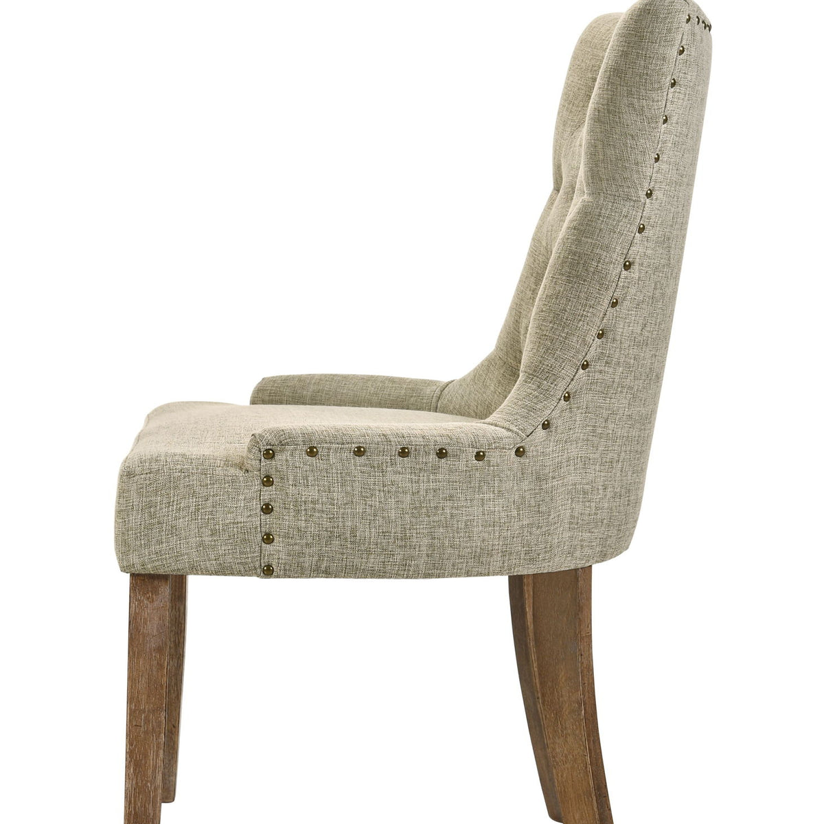 Yotam - Side Chair (Set of 2) - Beige / Oak