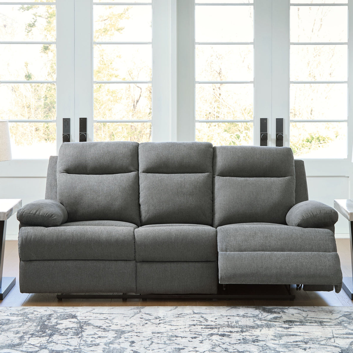 Side-Swipe - Reclining Sofa With Drop Down Table