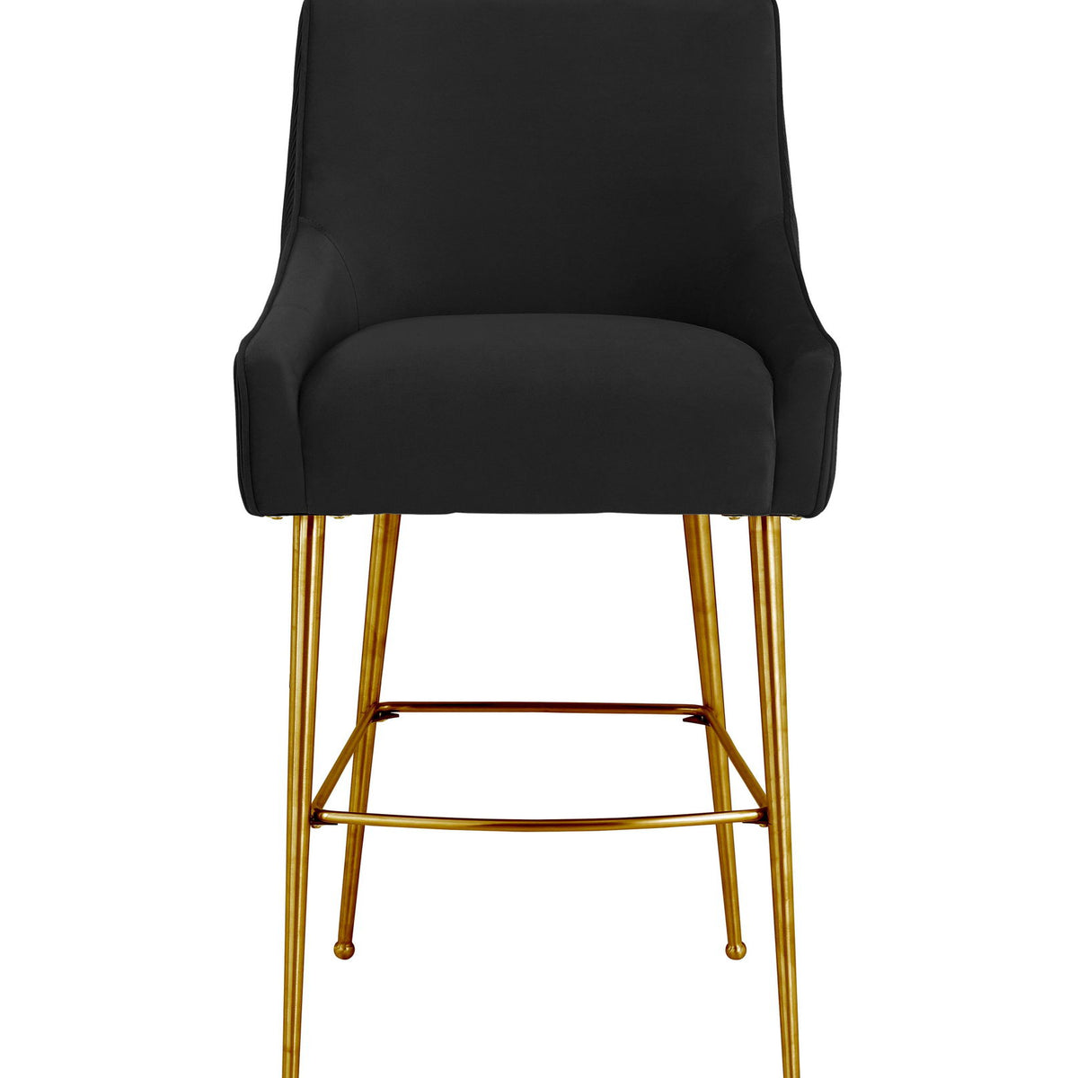 Beatrix - Pleated Velvet Stool