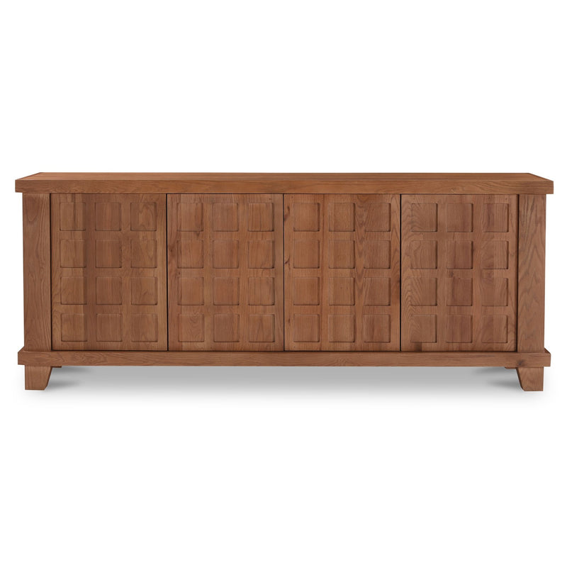 Enya - Sideboard - Red / Oak