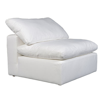 Terra - Condo Slipper Chair Livesmart Fabric - Cream