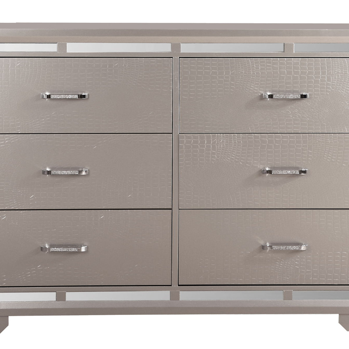 Alana - Dresser - Silver Champagne