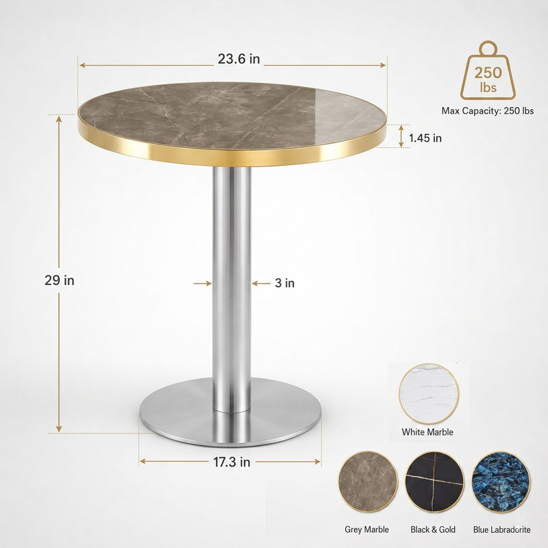Elegant Modern Round Bistro Table