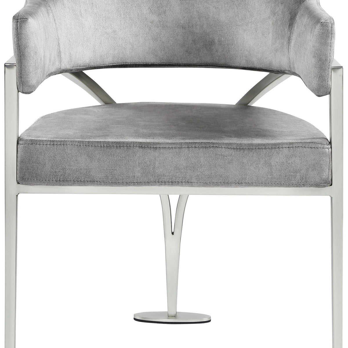 Madelyn - Dining Chair (Set of 2) - Brushed Chrome