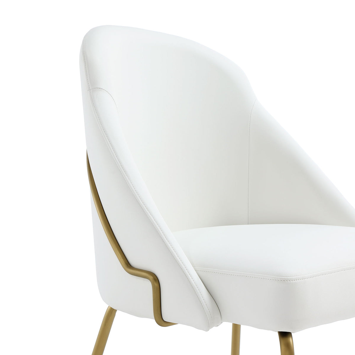 Manhattan Gracie - Dining Chair With Gold Legs