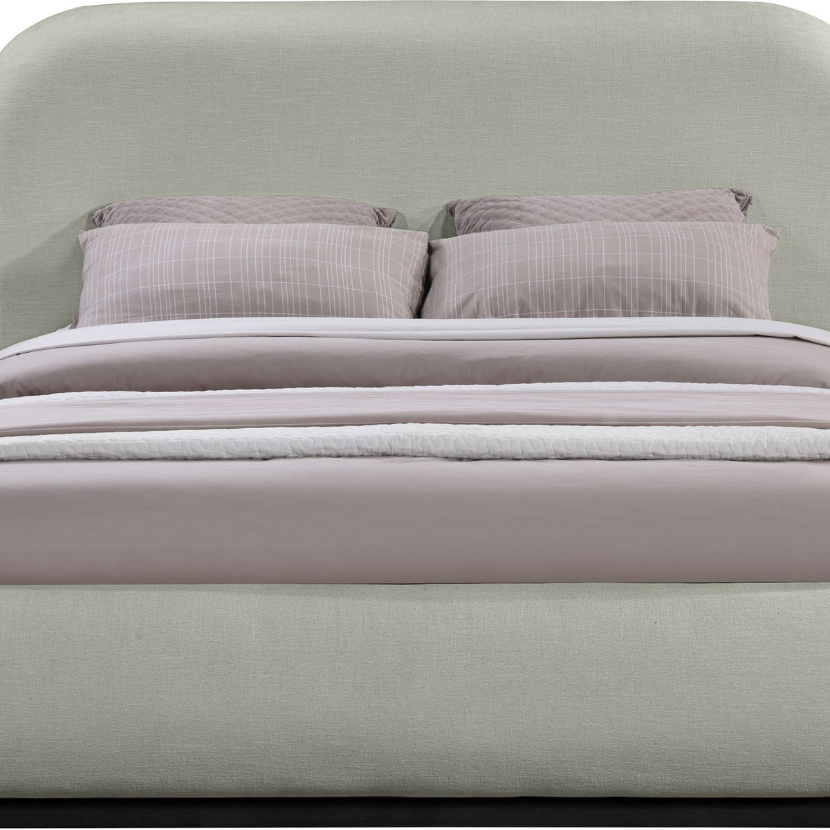 Vaughn - Chenille Bed With Black Base