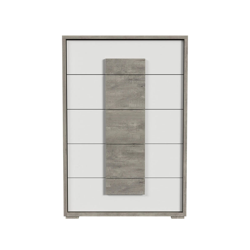San Matteo - 5-Drawer Chest - Gray