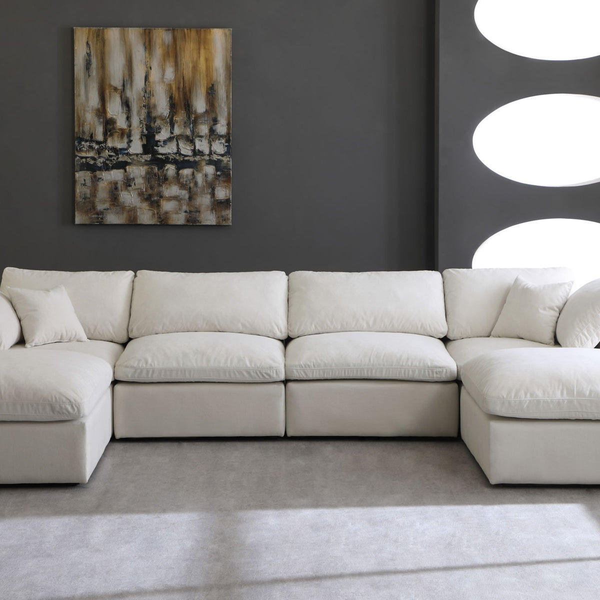 Plush - 6 Piece Modular Sectional