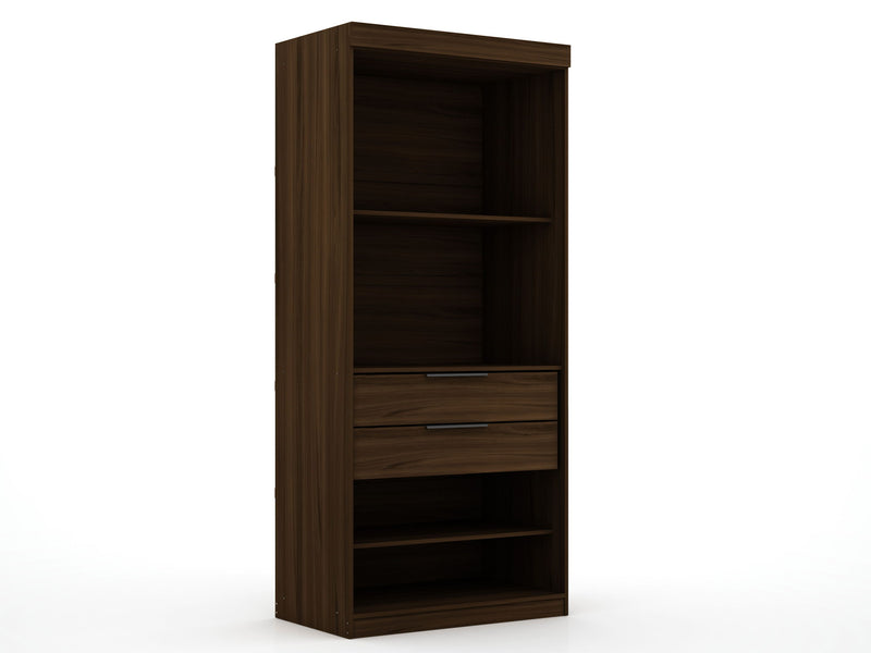 Manhattan Mulberry - Wardrobe Closet With Open Space