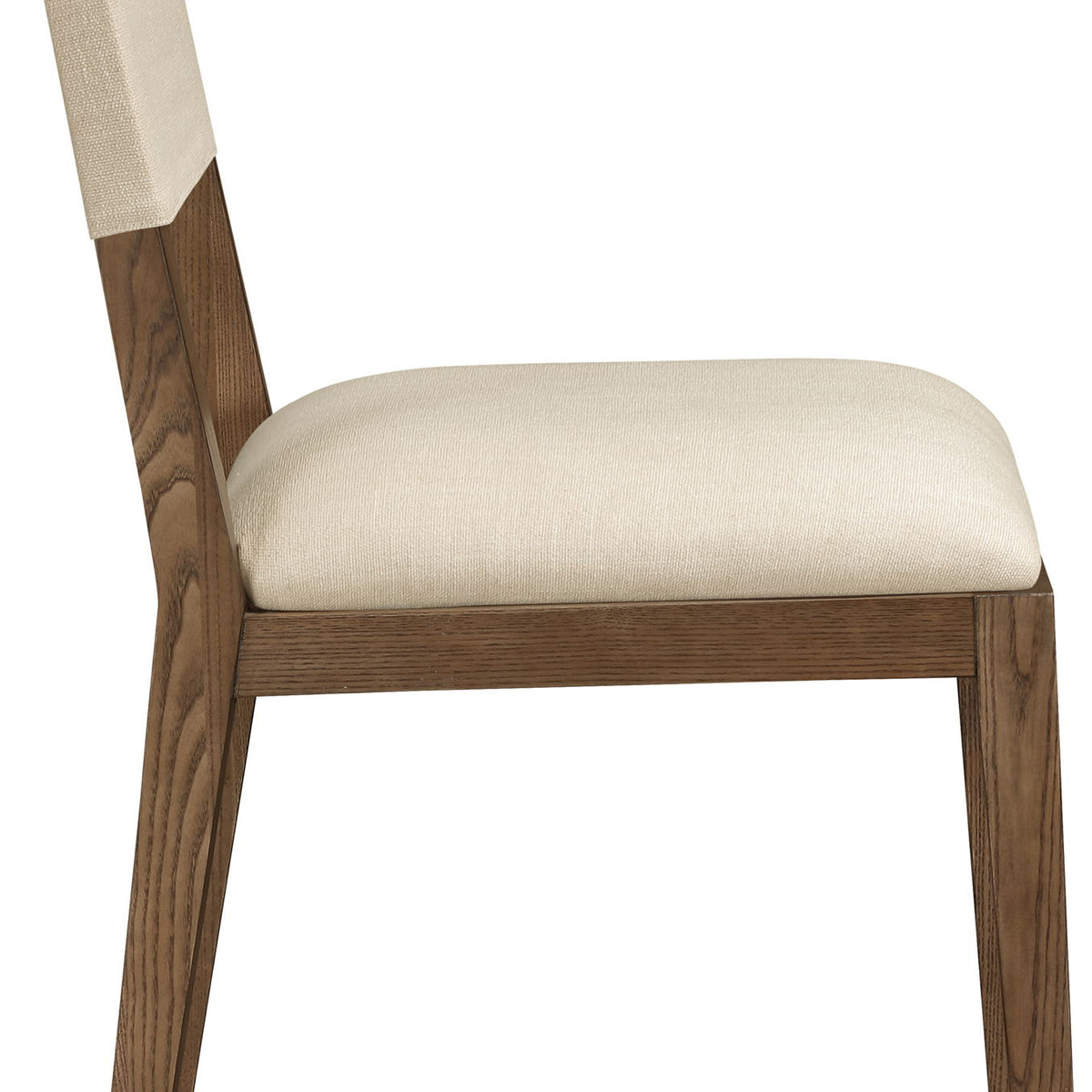 Avon - Linen Textured Performance Fabric Upholstered Dining Side Chair (Set of 2)