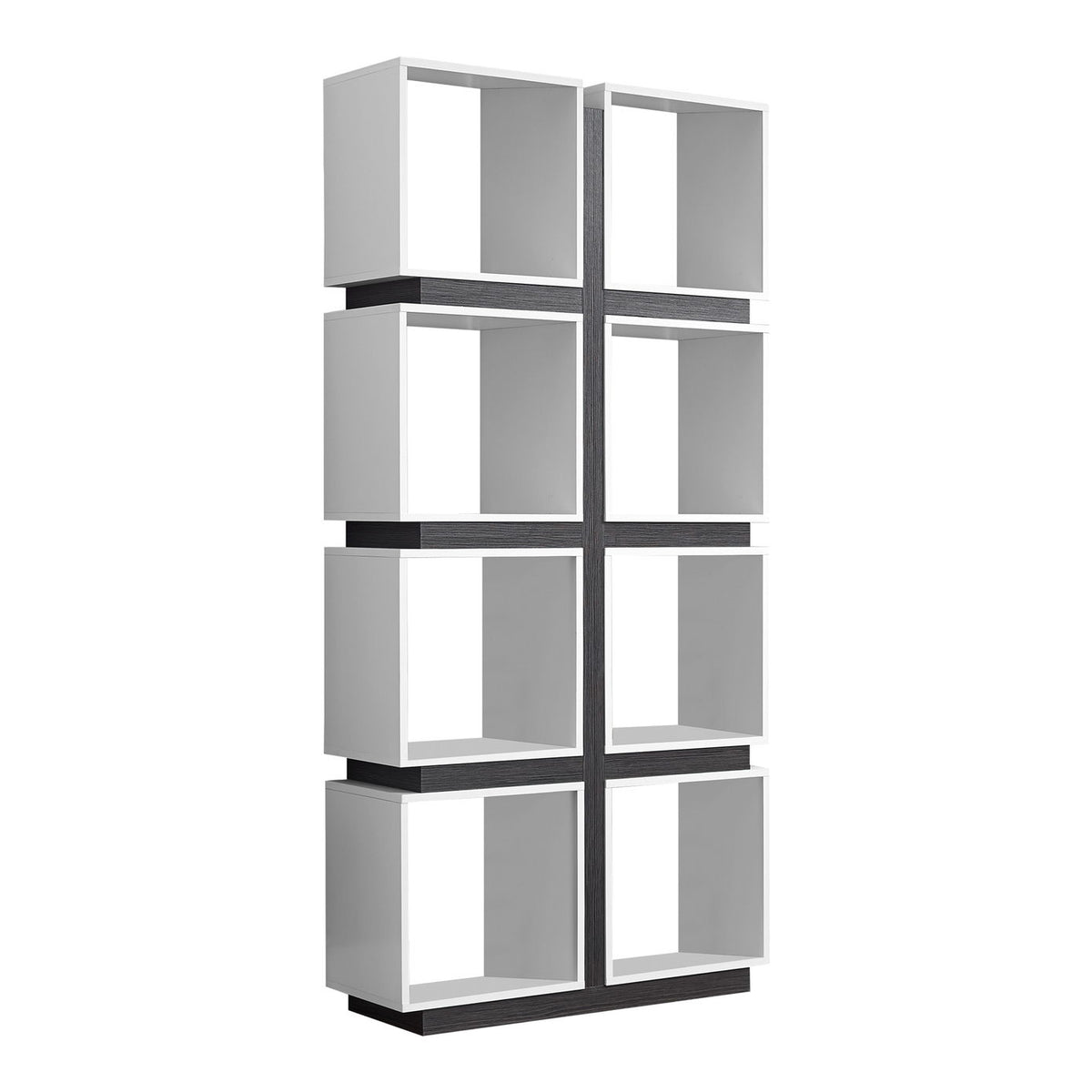 Bookshelf, Bookcase, Etagere, 5 Tier, For Office, Contemporary & Modern - White