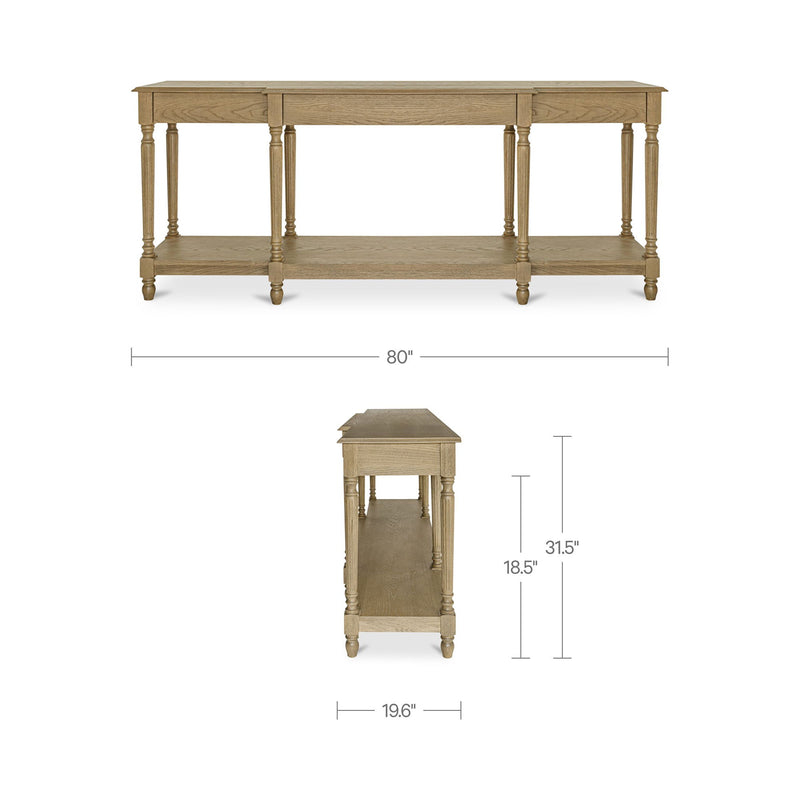 Martha - Console Table - Dark Brown