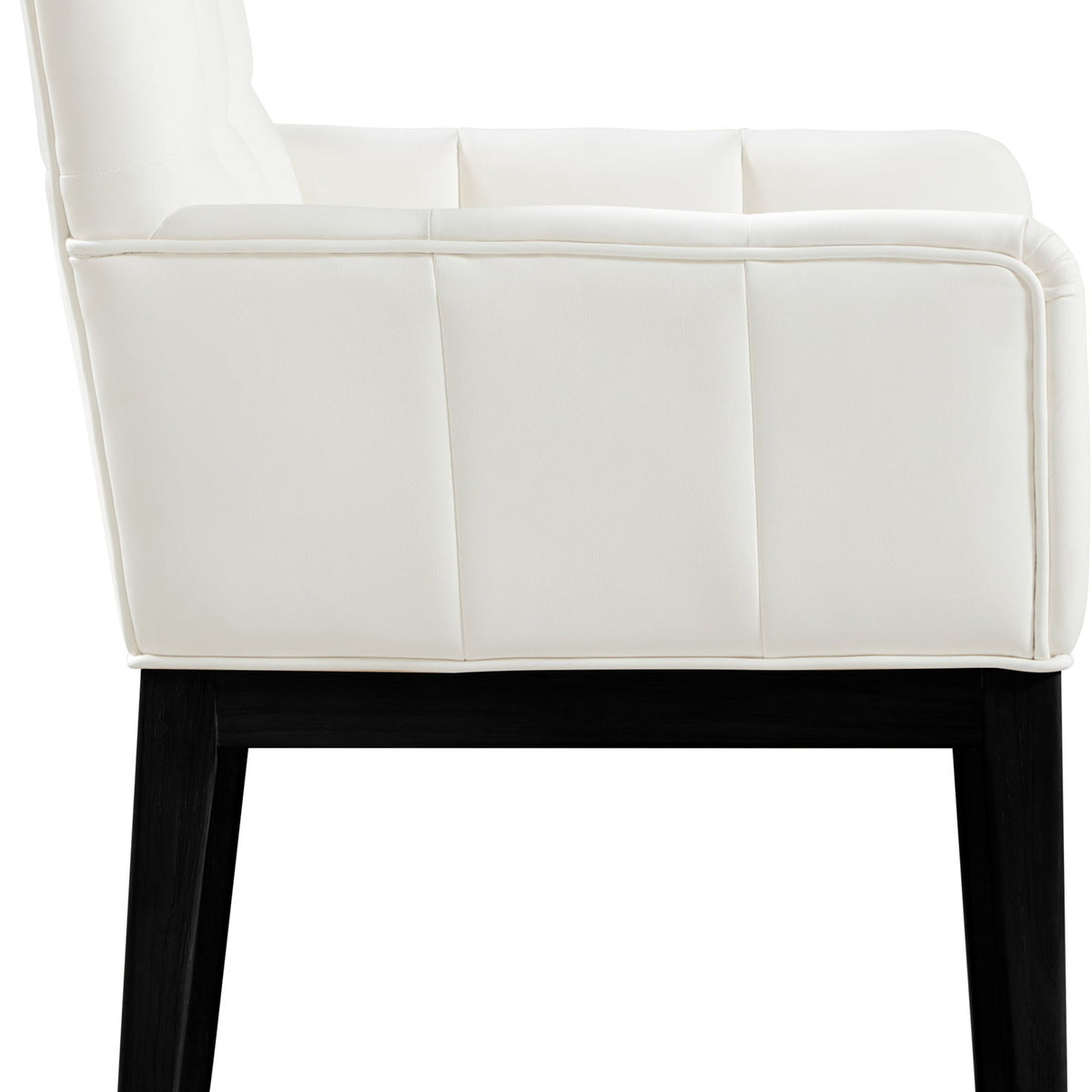 Adrian - Dining Arm Chair (Set of 2) - Black Legs