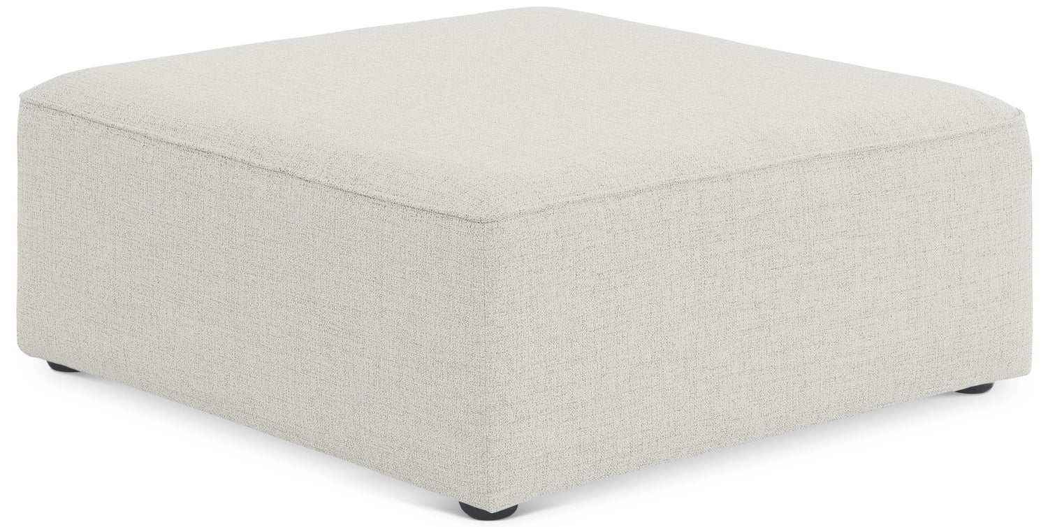 Cube - Linen Ottoman