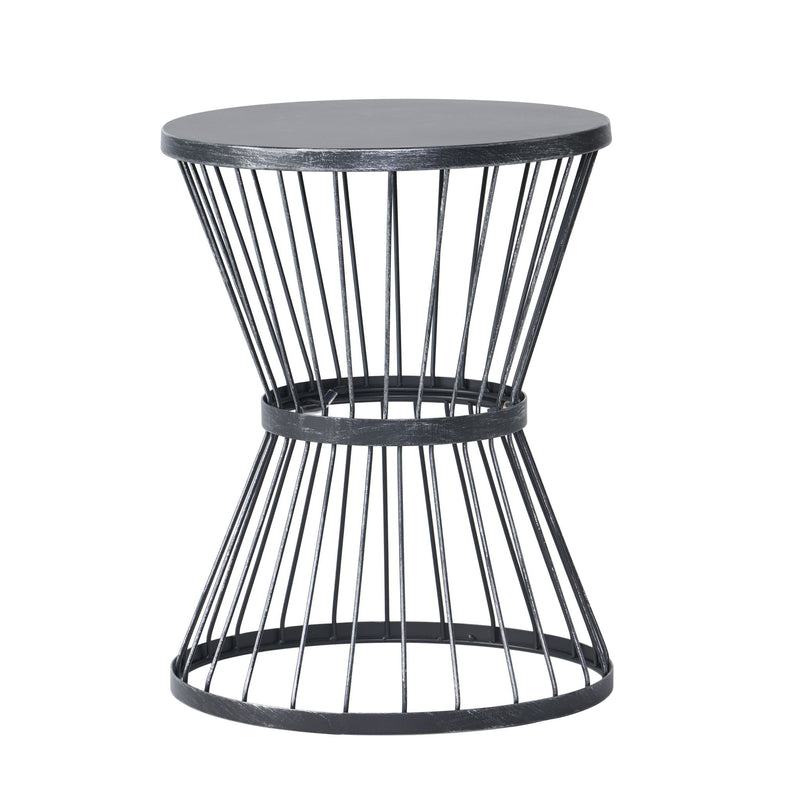 Lassen - Modern Outdoor Side Table With Hourglass Design