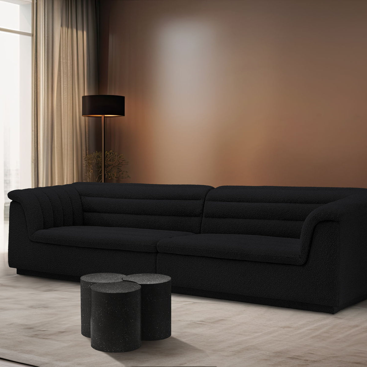 Dimple - 3 Piece Modular Coffee Table - Terazzo Finish