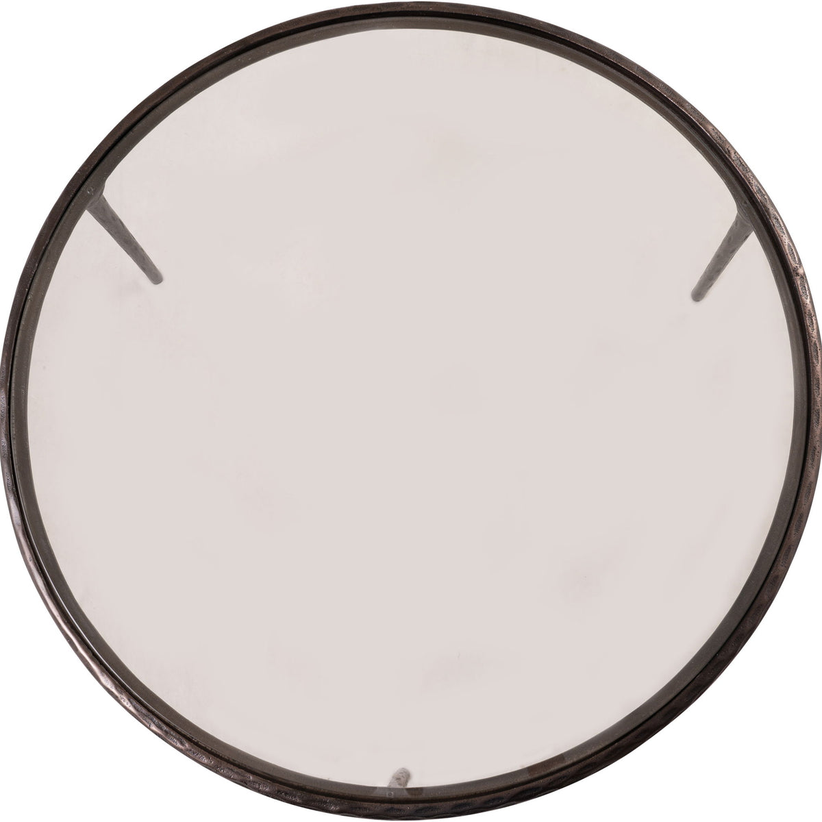 Evren - Glass Top And Aluminum Base Coffee Table