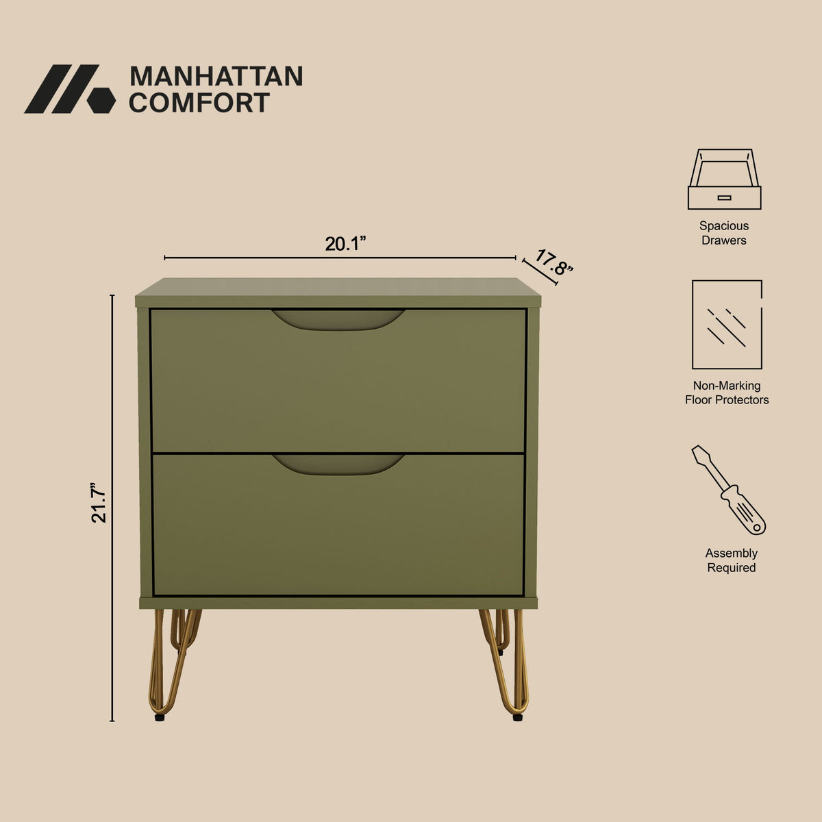 Manhattan Avira - Nightstand