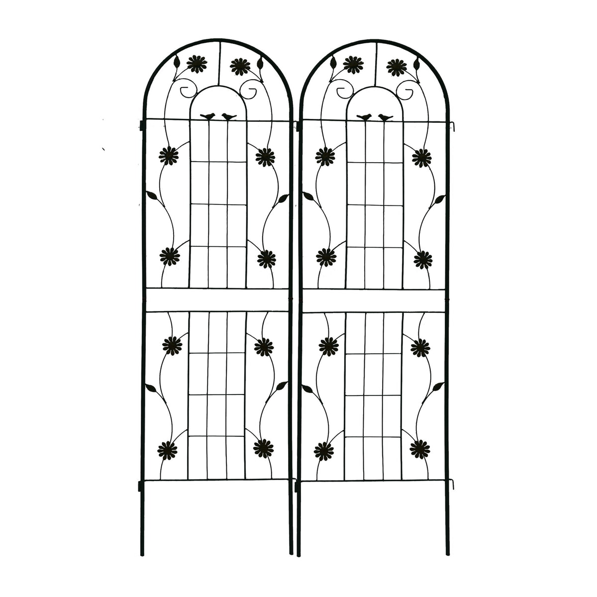 Metal Garden Trellis Rustproof Trellis For Climbing Plant Outdoor Flower Support