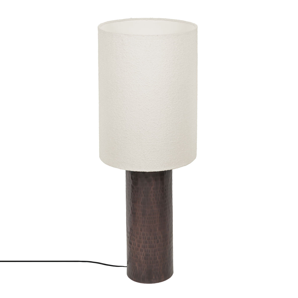 Grava - Floor Lamp - Black / White