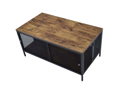 Winam - Coffee Table - Antique Oak / Black