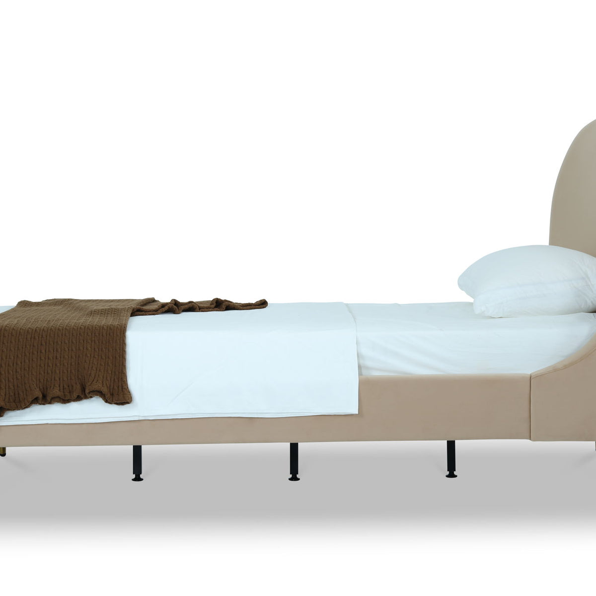 Heather - Twin Bed - Gold And Tan