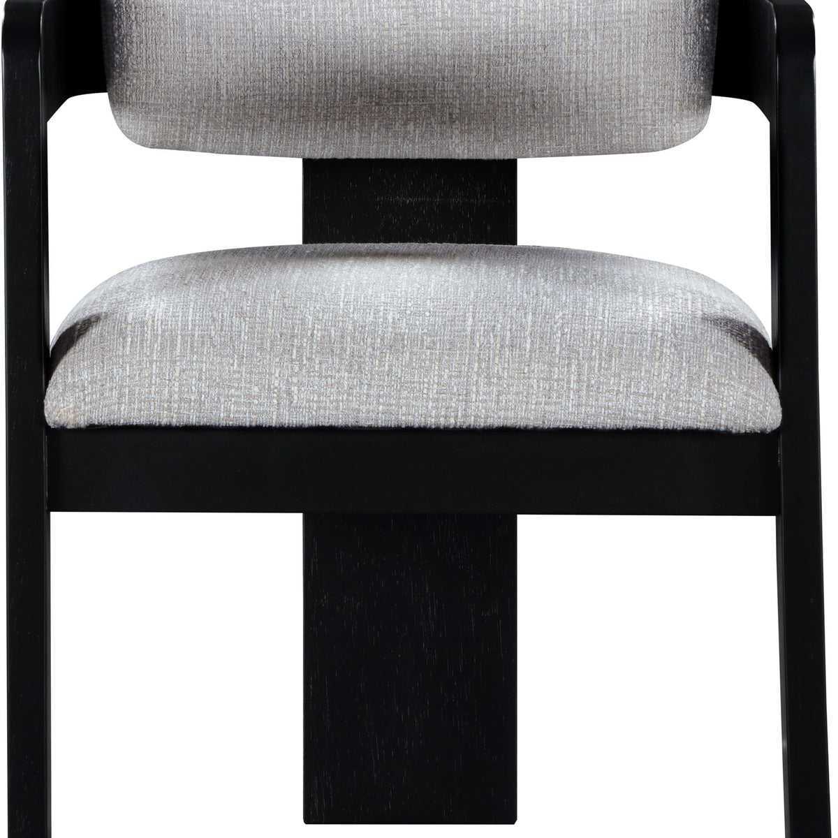 Sacha - Linen Dining Chair With Black Base (Set of 2)