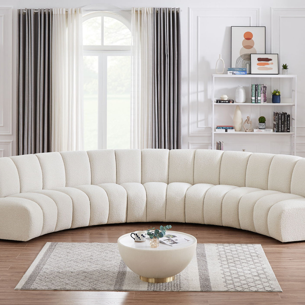 Infinity - 5 Piece Boucle Modular Sectional