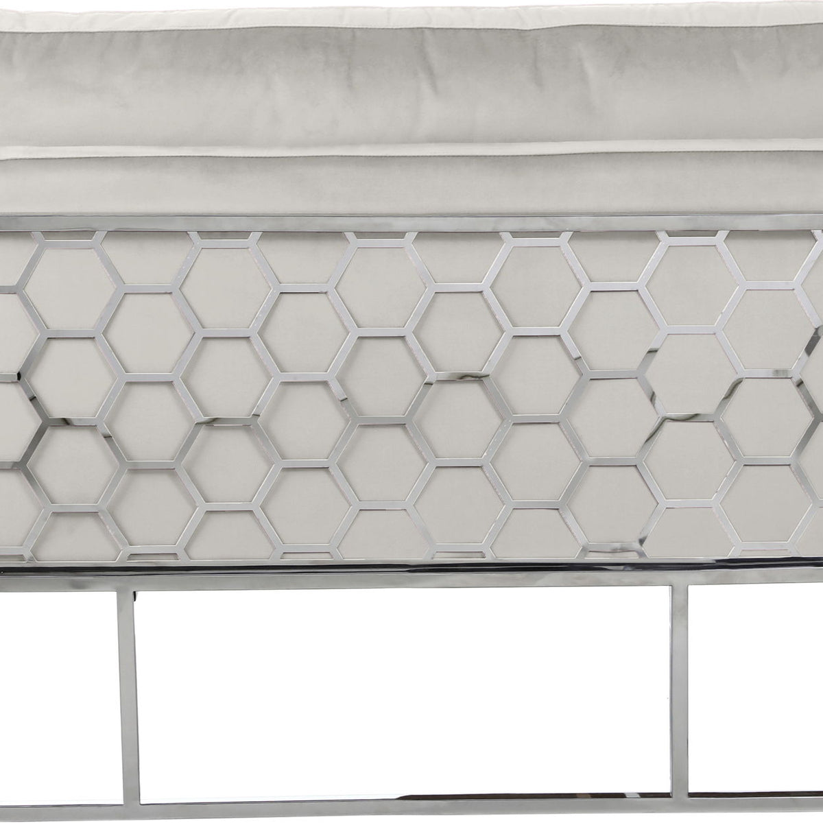 Casa - Loveseat with Chrome Legs