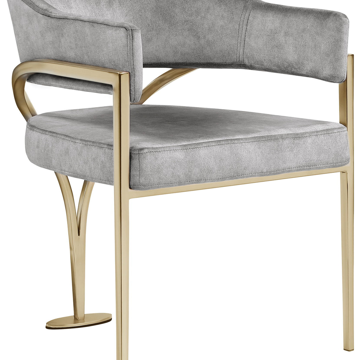 Madelyn - Dining Chair (Set of 2) - Brushed Brass