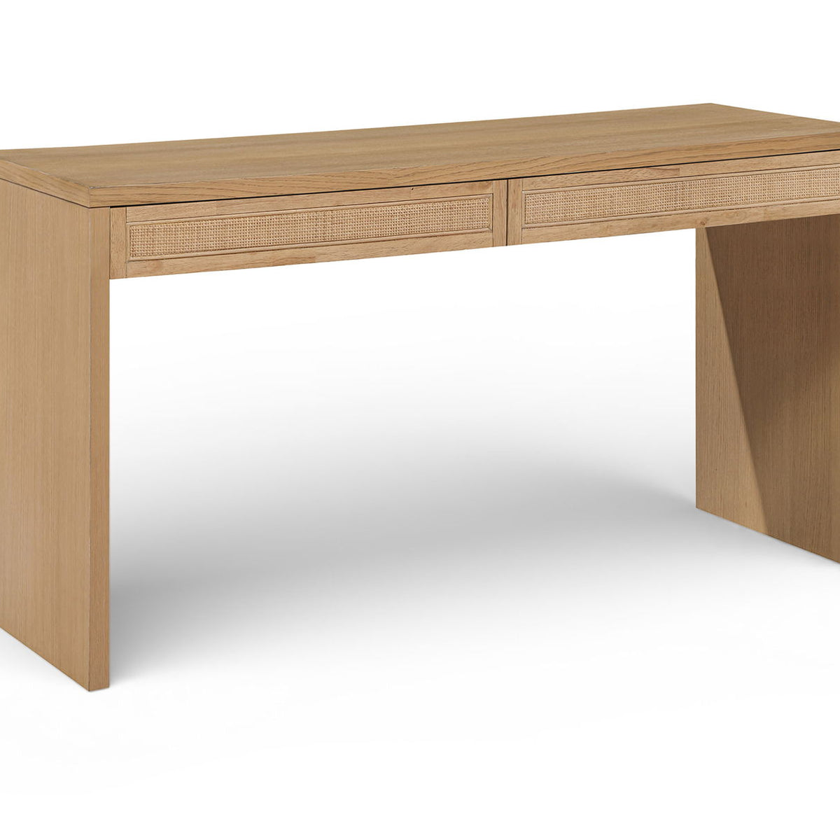 Avro - Solid Wood And Oak Veneer Desk