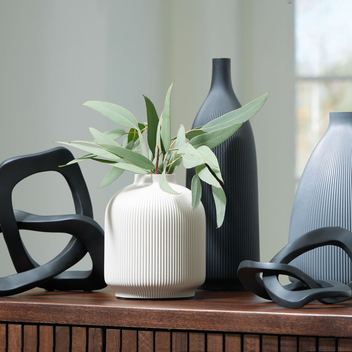 Leithick - Accessory Set (Set of 5) - Black / Tan / Gray